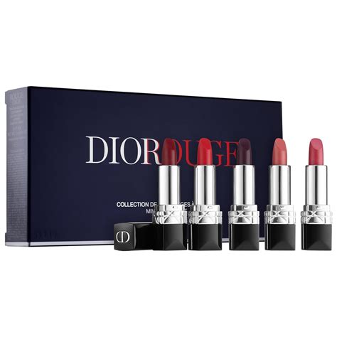 flaconi dior|Rouge Dior Mini Lipstick Trio Holiday Gift Set 